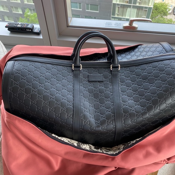 GUCCI BLACK LUGGAGE BAG - Picture 6 of 9